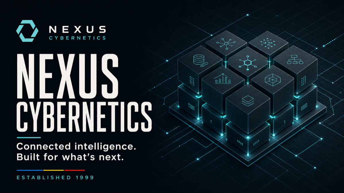 Nexus Cybernetics connected systems architecture built from modular technology blocks